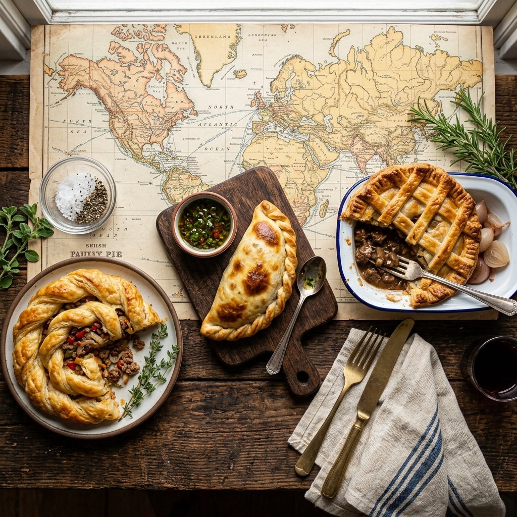 El pastel de carne en el mundo